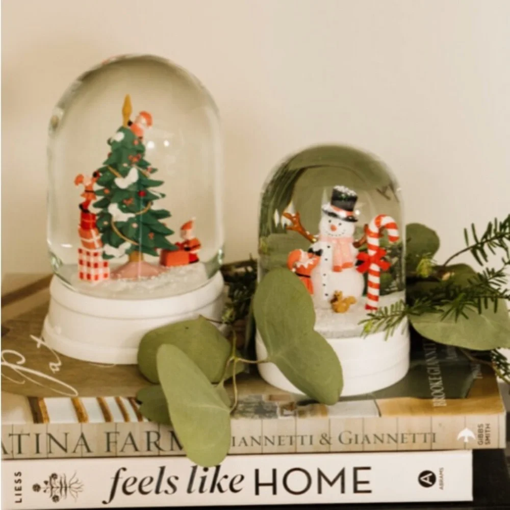 ❤️ Jillian Harris Christmas snowman snow globe